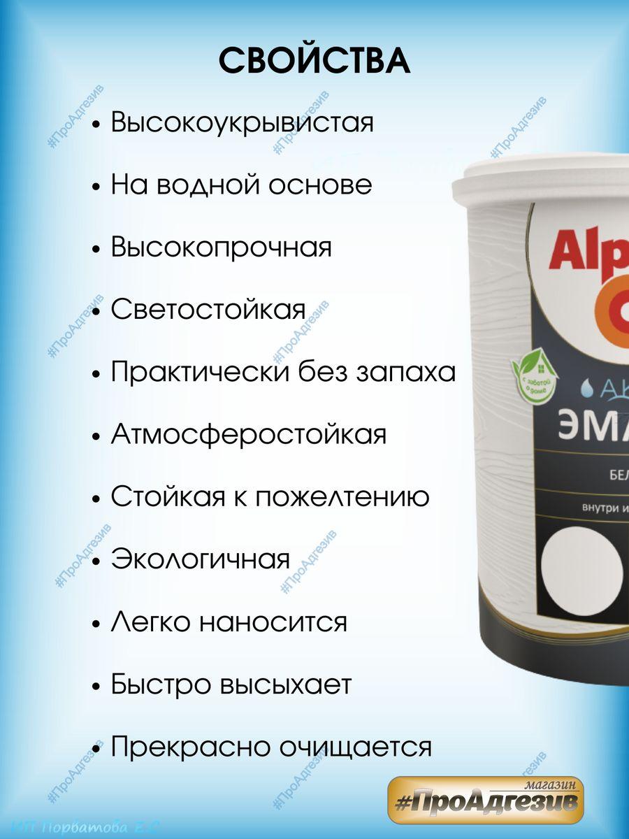 Эмаль акриловая Alpina Аква - фото 2 - id-p216215184