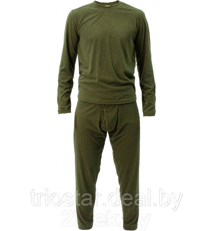 Термобелье Military (комплект кофта и штаны, цвет хаки/олива) 54 - фото 1 - id-p216362764