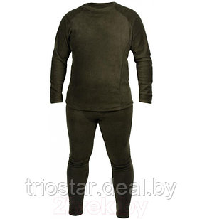 Термобельё "Сибирский следопыт" Fleece флисовое (комплект кофта и штаны, цвет хаки/олива)