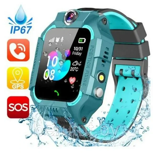 Смарт часы умные детские с GPS с камерой и SIM картой Smart Baby Watch Q19/Z7 - фото 10 - id-p216227494