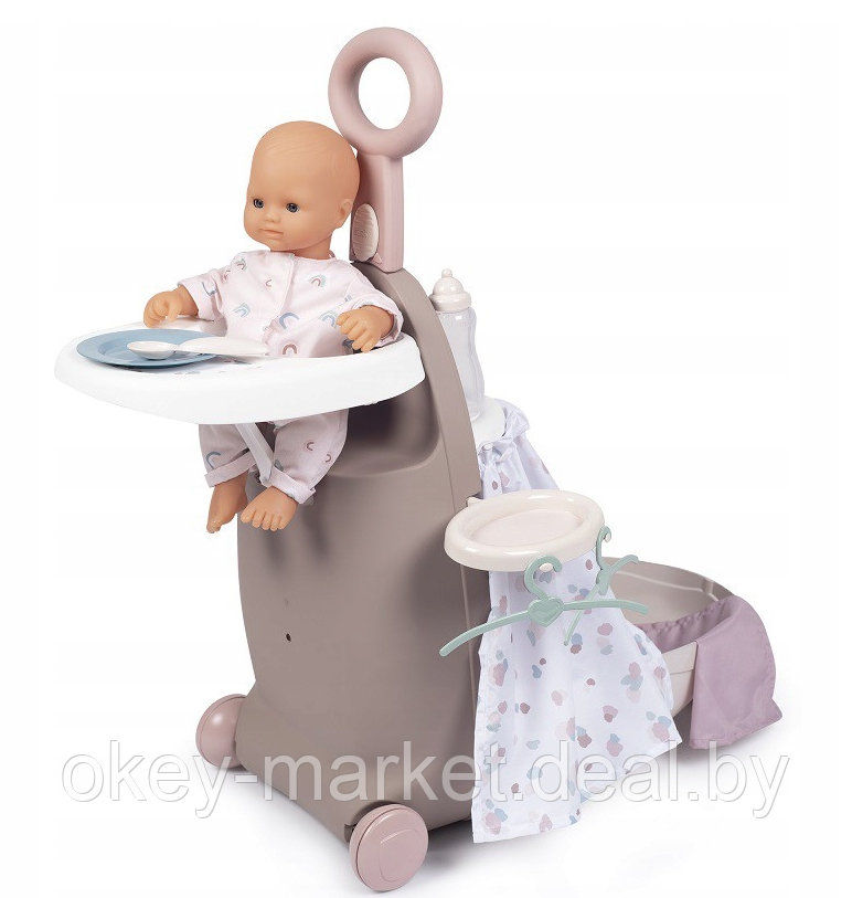 Игровой набор Smoby Baby Nurse Чемодан с кроваткой для куклы 220374 - фото 1 - id-p216227510