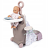 Игровой набор Smoby Baby Nurse Чемодан с кроваткой для куклы 220374, фото 4