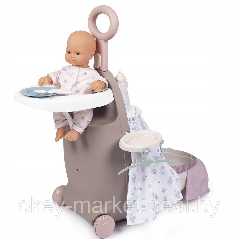 Игровой набор Smoby Baby Nurse Чемодан с кроваткой для куклы 220374 - фото 8 - id-p216227510