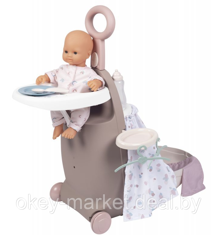 Игровой набор Smoby Baby Nurse Чемодан с кроваткой для куклы 220374 - фото 10 - id-p216227510