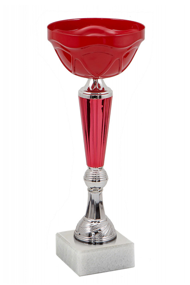 Кубок "Алые паруса" на мраморной подставке , высота 27 см,чаша 10 см  арт.090-270-100