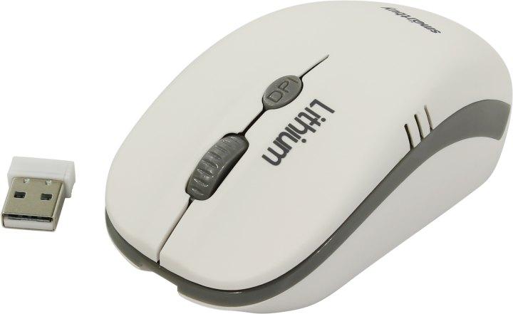 Манипулятор SmartBuy One Wireless Optical Mouse SBM-344CAG-WG (RTL) USB 4btn+Roll беспроводная - фото 1 - id-p216228980