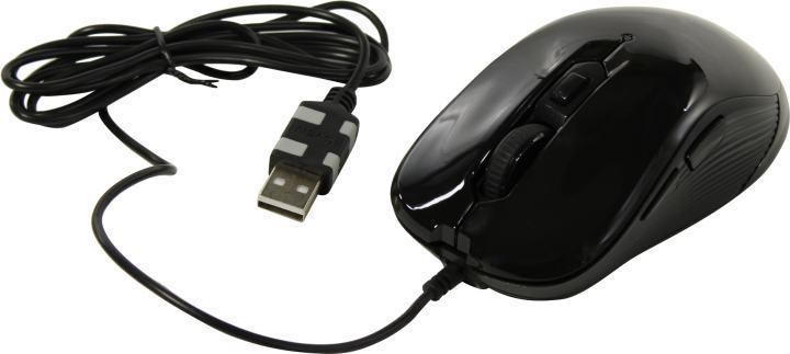 Манипулятор SVEN Mouse RX-520S Black (RTL) USB 6btn+Roll - фото 1 - id-p216229931