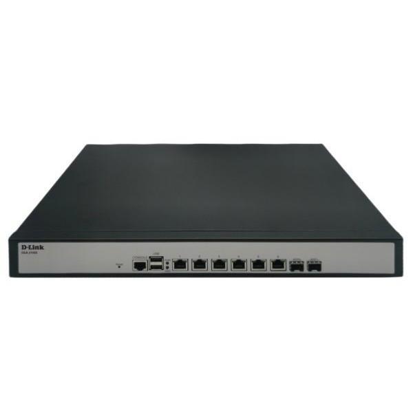 D-Link DSA-2108S/A1A Сервисный маршрутизатор с 6 настраиваемыми портами 10/100/1000Base-T и 2 портами - фото 1 - id-p216230821