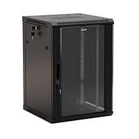 Шкаф телекоммуникационный настенный 19" 12U Hyperline TWB-1266-GP-RAL9004