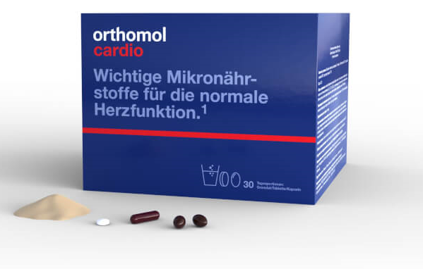 Биологически активная добавка ОРТОМОЛ/ORTHOMOL® Cardio для сердца и сосудов (порошки+таблетки+капсулы) № 30