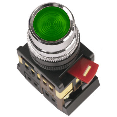 Кнопка ABLF-22 (зеленая) - фото 1 - id-p30756336