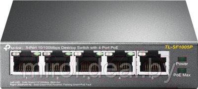 Коммутатор TP-Link TL-SF1005P - фото 1 - id-p216238144