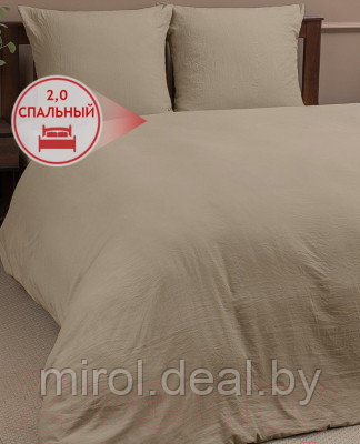 Комплект постельного белья Amore Mio Мако-сатин Оникс Микрофибра 2.0 / 23509 - фото 7 - id-p216239720