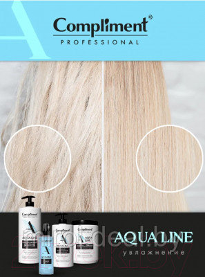 Кондиционер для волос Compliment Professional Aqua Line Легкий Для увлажнения волос - фото 6 - id-p216241126