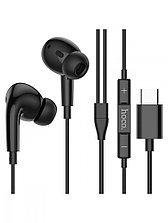 Наушники внутриканальные с микрофоном - Hoco M1 Pro Type-C, кабель 1.2м, черные (штекер Type-C)