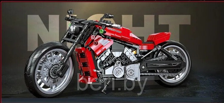 91020 Конструктор DUCATI Скоростной мотоцикл, 849 деталей, Аналог Lego Technic - фото 2 - id-p215991081