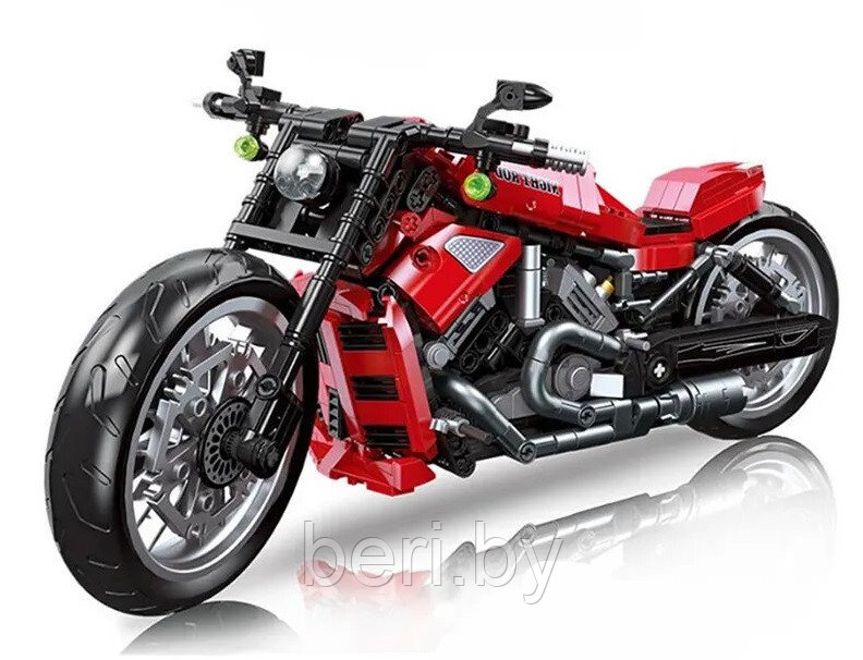 91020 Конструктор DUCATI Скоростной мотоцикл, 849 деталей, Аналог Lego Technic - фото 4 - id-p215991081