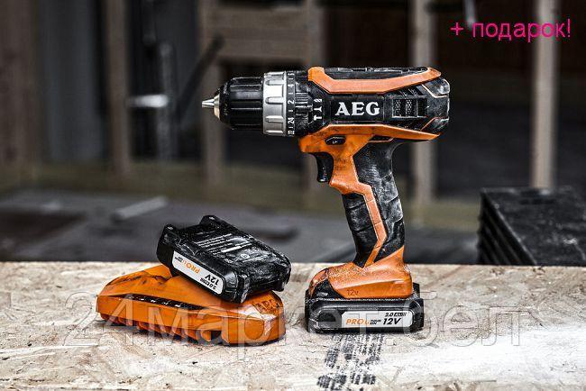 Ударная дрель-шуруповерт AEG Powertools BSB12G3 LI-202C [4935451531] - фото 2 - id-p216255625