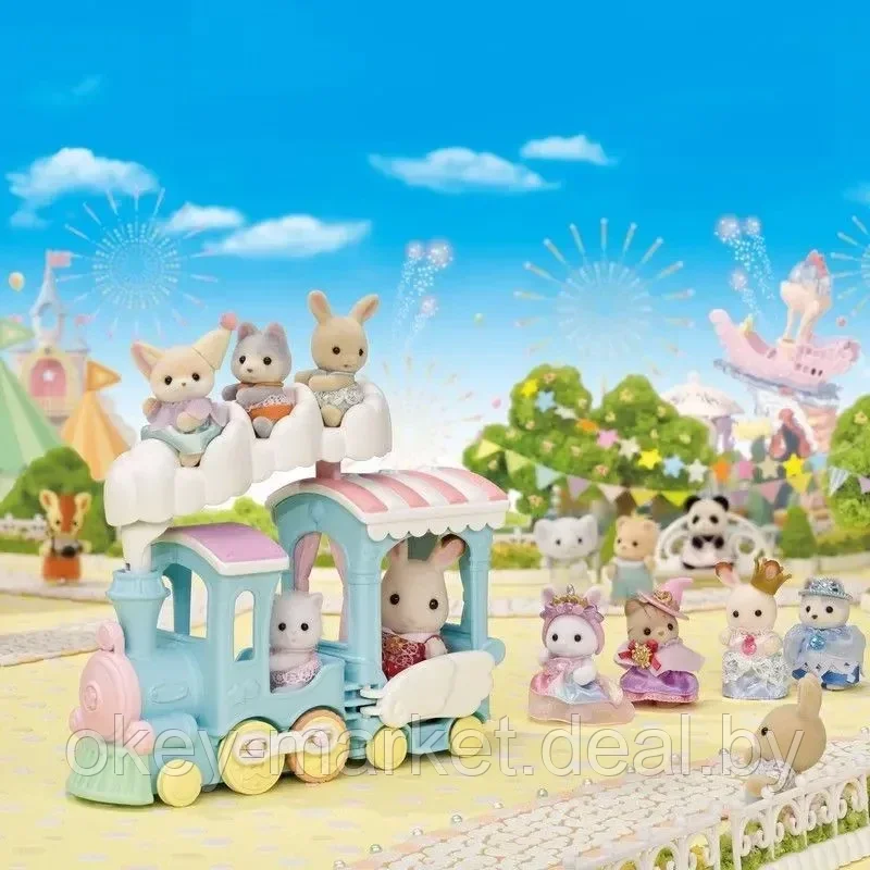 Игровой набор Sylvanian Families Красочный поезд 5702 - фото 10 - id-p216255735