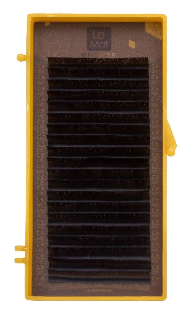 Коричневые ресницы Le Mat Truffle L/0.10/7-13