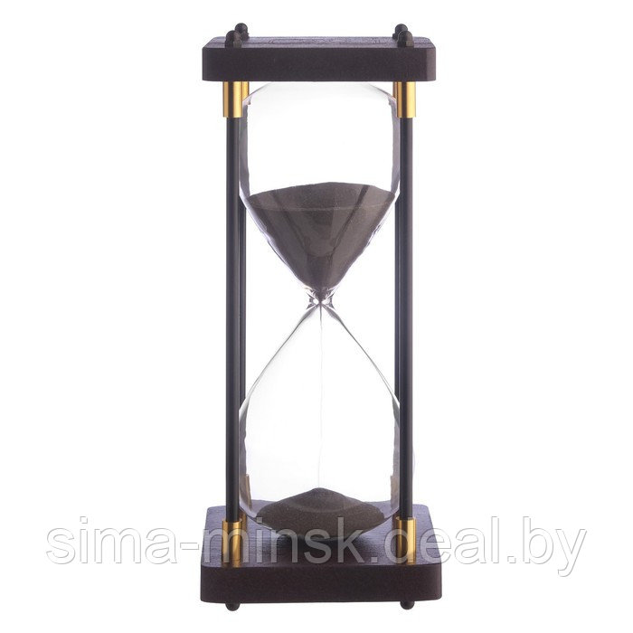 Песочные часы "Бесконечность", на 30 минут, 25 х 9.5 см, песок черный - фото 2 - id-p216255966