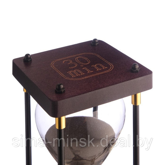 Песочные часы "Бесконечность", на 30 минут, 25 х 9.5 см, песок черный - фото 3 - id-p216255966