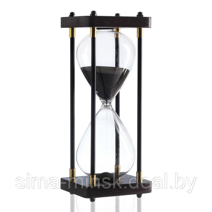 Песочные часы "Бесконечность", на 30 минут, 25 х 9.5 см, песок черный - фото 4 - id-p216255966