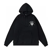 Худи Stüssy, Skull & bones, чёрное.