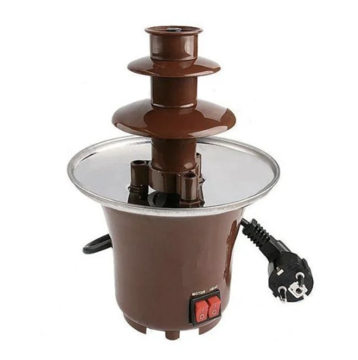 Шоколадный фонтан фондю Chocolate Fondue Fountain Mini - фото 2 - id-p216257949