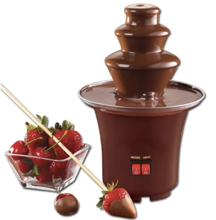 Шоколадный фонтан фондю Chocolate Fondue Fountain Mini - фото 3 - id-p216257949