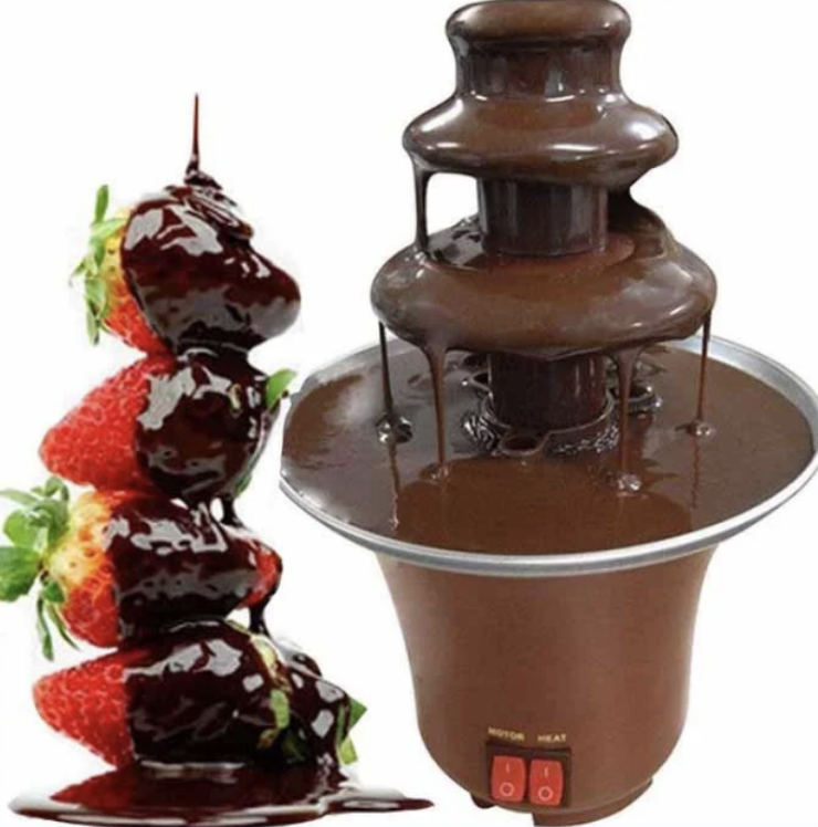 Шоколадный фонтан фондю Chocolate Fondue Fountain Mini - фото 7 - id-p216257949
