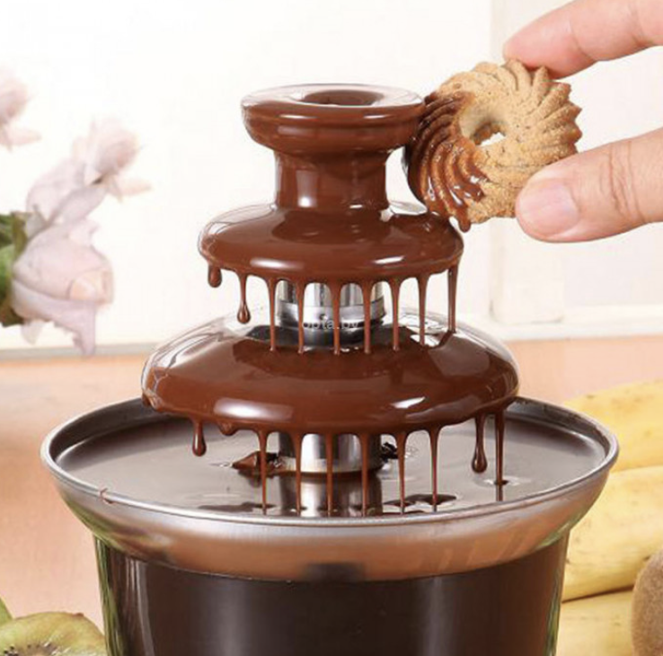 Шоколадный фонтан фондю Chocolate Fondue Fountain Mini - фото 8 - id-p216257949