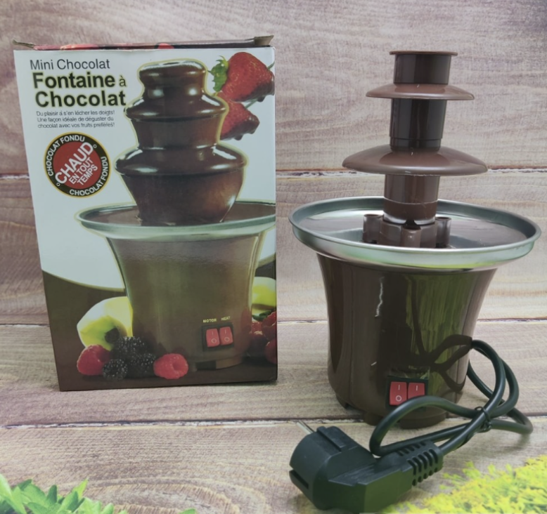 Шоколадный фонтан фондю Chocolate Fondue Fountain Mini - фото 9 - id-p216257949