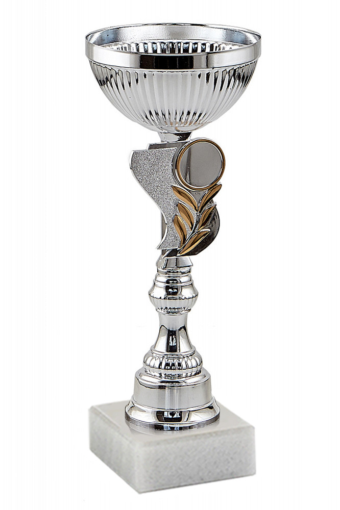 Кубок "Алмаз" на мраморной подставке , высота 24 см,чаша 10 см  арт.096-240-100