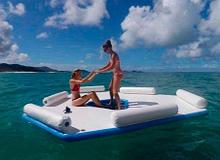 Надувная платформа для отдыха на воде "Свой остров"