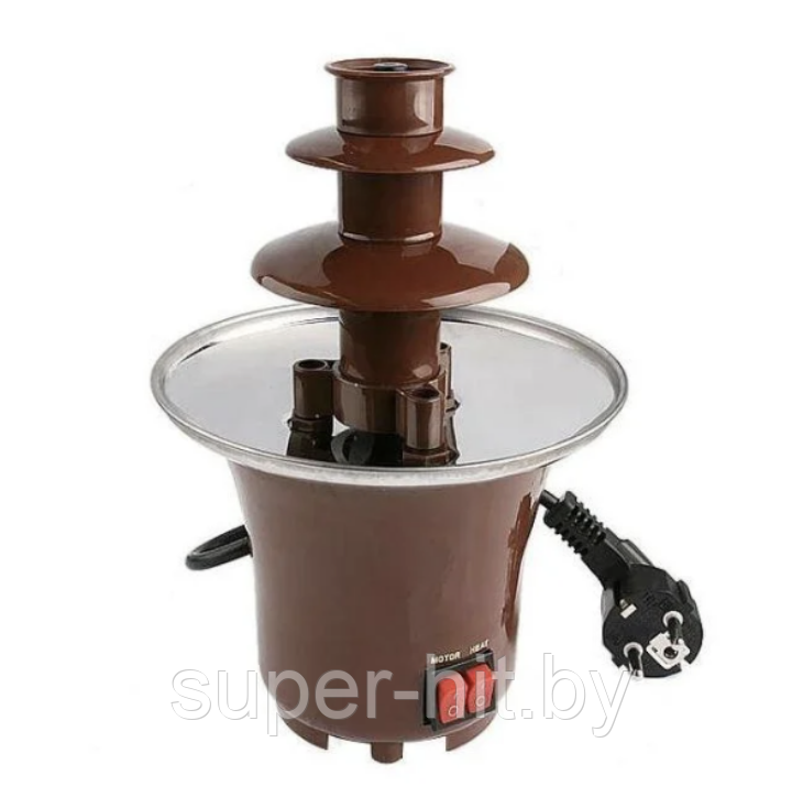 Шоколадный фонтан фондю Chocolate Fondue Fountain Mini - фото 2 - id-p216260071