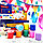 Набор для творчества Рисуем пальчиками Буба (краски 8 цветов по 40 мл., трафарет, раскраска), фото 3