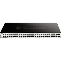 Коммутатор D-LINK DGS-1052/A3A Unmanaged Switch 48x1000Base-T, 4xCombo 1000Base-T/SFP, Surge 1KV, metal case