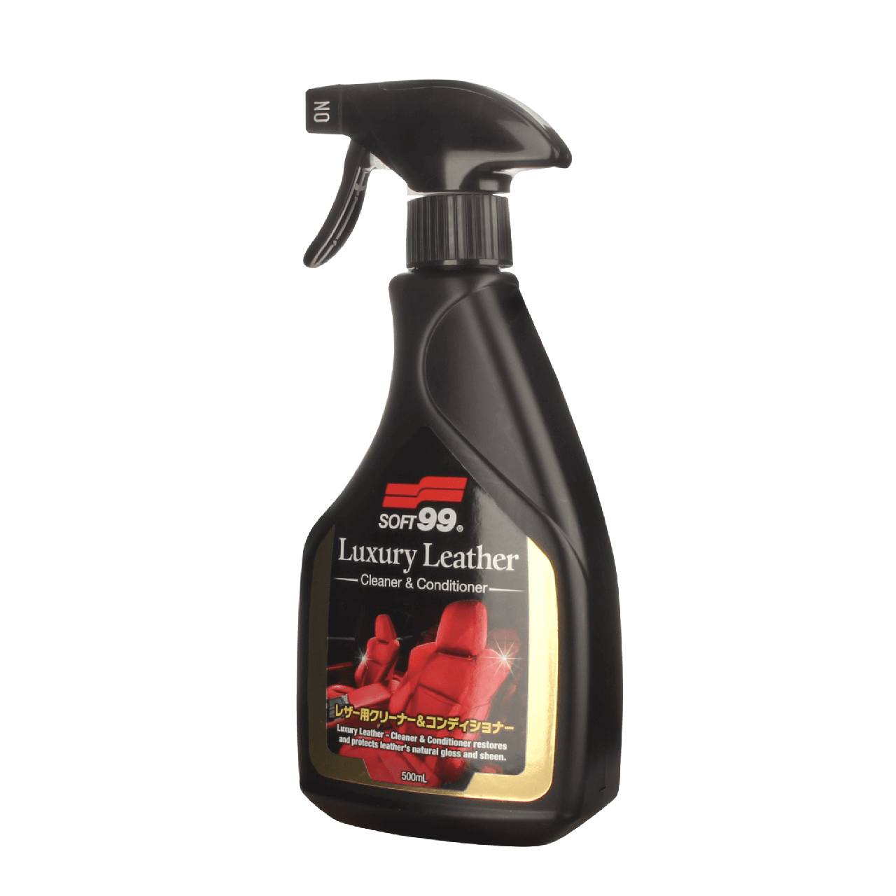 Luxury Leather Cleaner & Conditioner - Очиститель кондиционер для кожи | Soft99 | 500мл - фото 2 - id-p172935430