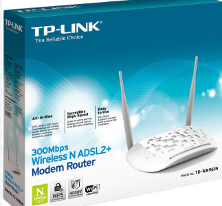 Модем Wi-Fi роутер TP-LINK TD-W8961N, ADSL2+ в коробке(Б\У) - фото 1 - id-p216262909