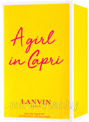 Туалетная вода Lanvin A Girl In Capri - фото 2 - id-p216265070