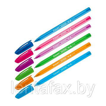 Ручка шариковая Luxor InkGlide 100 Icy, линия 0,7мм, синяя