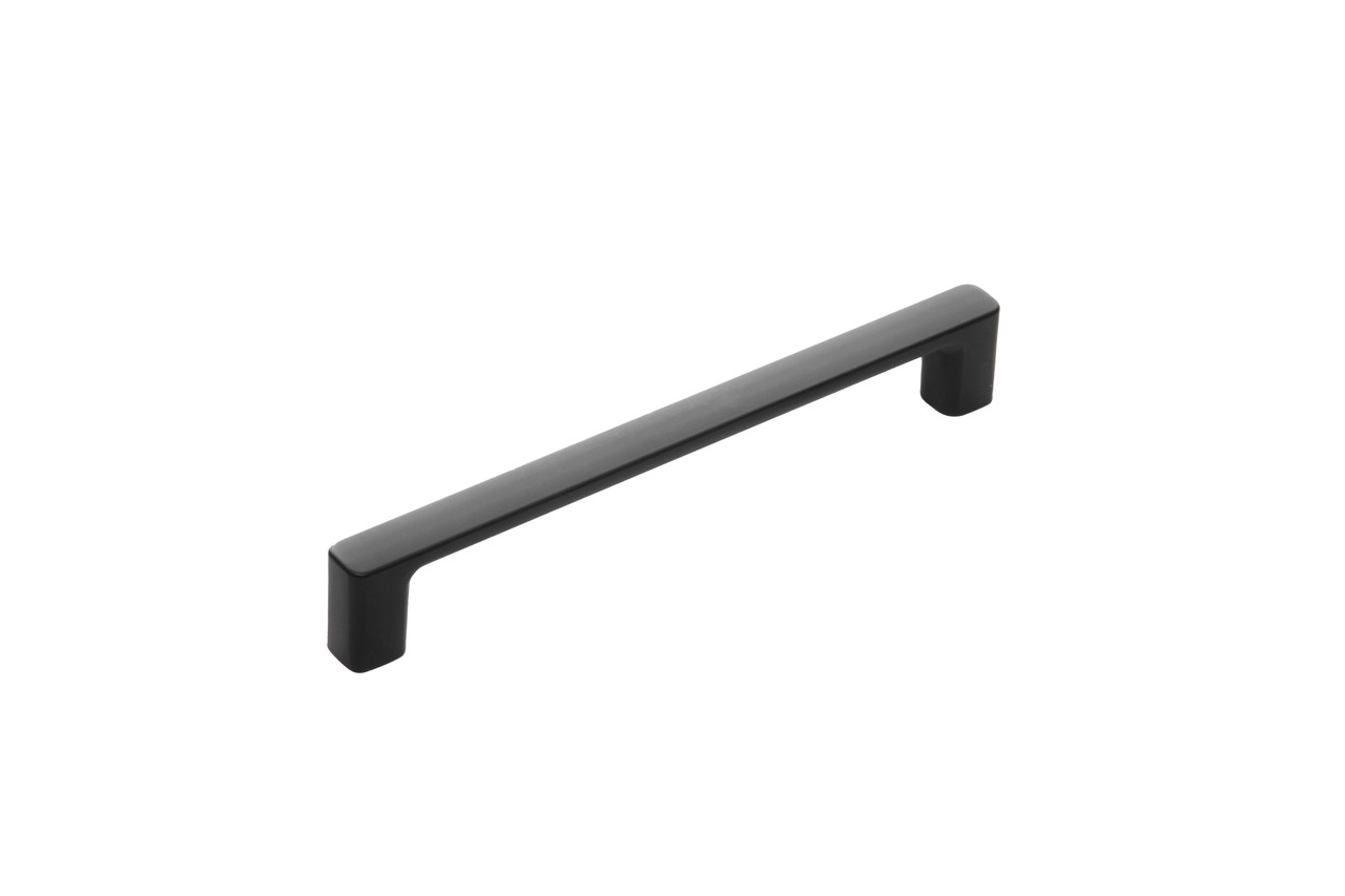 Ручка мебельная CEBI A1105 160 мм MP27 (черный матовый никель) серия LETA