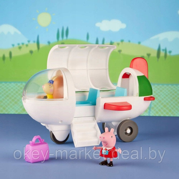 Игровой набор Hasbro Peppa Pig Самолет свинки Пеппы с фигуркой F3557 - фото 6 - id-p216275876