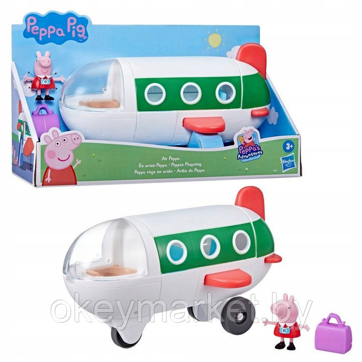 Игровой набор Hasbro Peppa Pig Самолет свинки Пеппы с фигуркой F3557 - фото 1 - id-p216275876