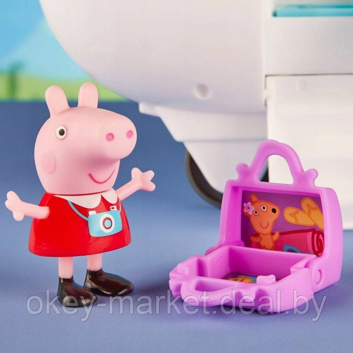 Игровой набор Hasbro Peppa Pig Самолет свинки Пеппы с фигуркой F3557 - фото 7 - id-p216275876