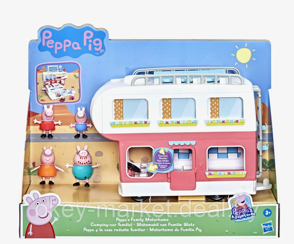 Игровой набор Hasbro Peppa Pig - семейный кемпер + 4 фигурки F2182 - фото 9 - id-p216286414