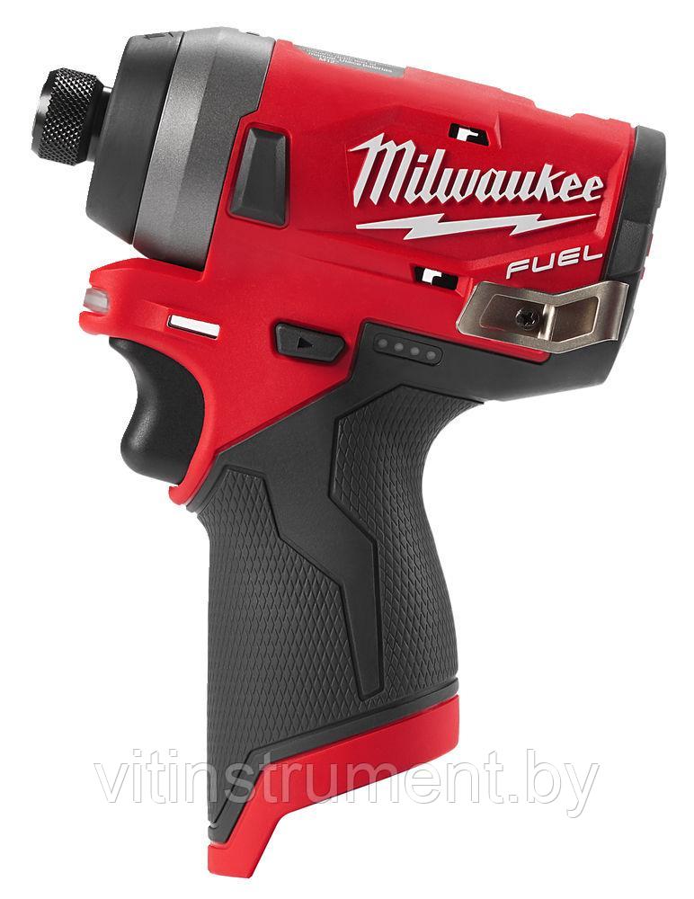 Аккумуляторный субкомпактный импульсный винтоверт Milwaukee M12 FID-202X FUEL (Арт. 4933459823) - фото 2 - id-p216286720