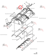 Корпус 101.07254 для свеклоуборочного комбайна Grimme Rexor 620/630