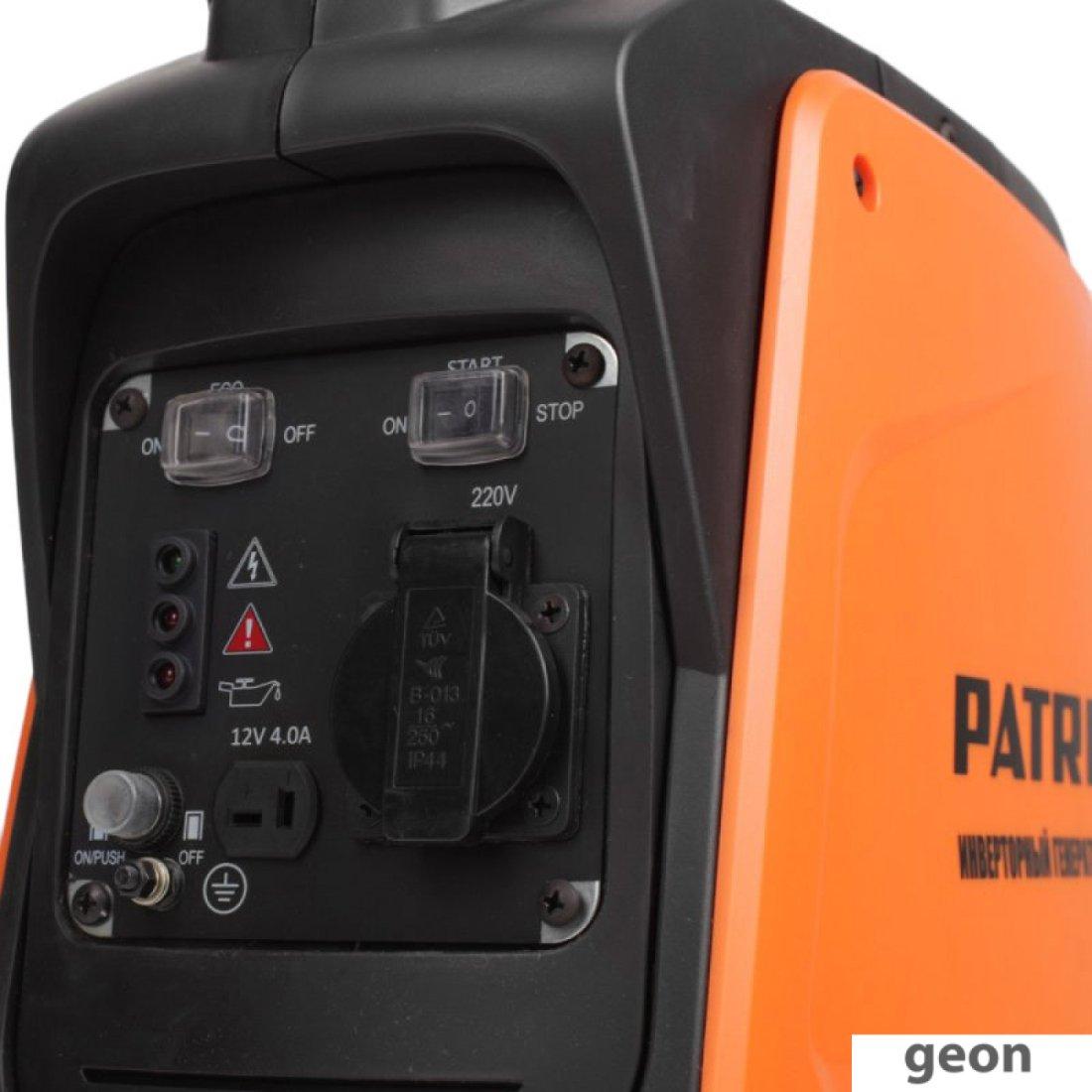 Бензиновый генератор Patriot 1000i - фото 3 - id-p216292642